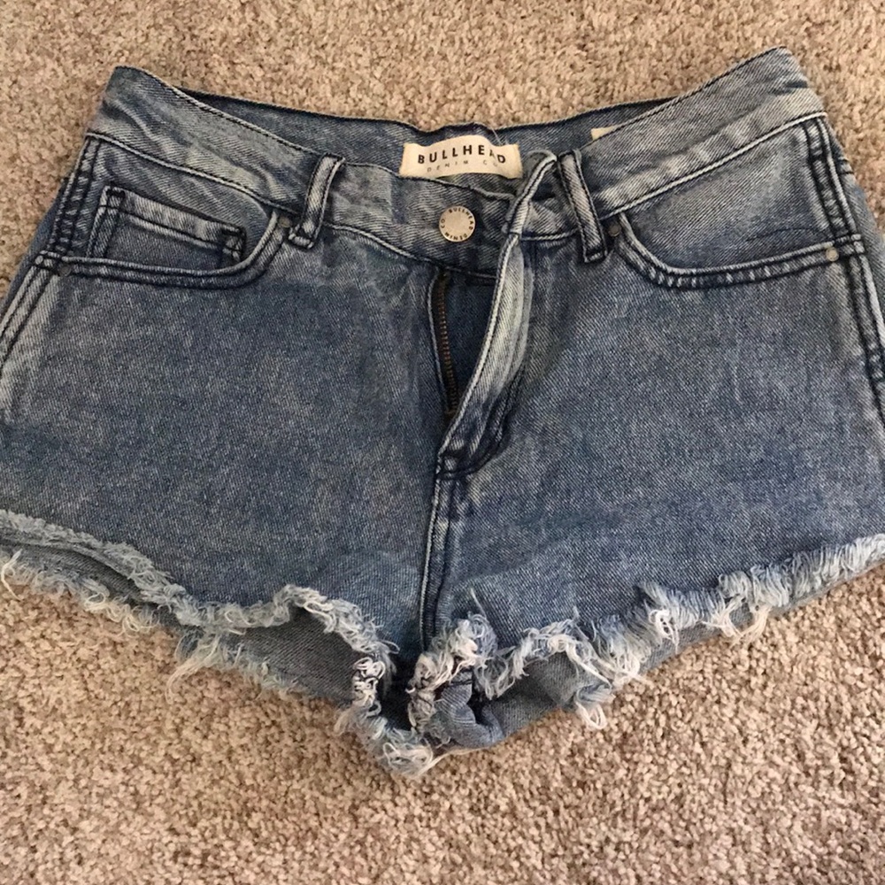 Pacsun high rise jean shorts